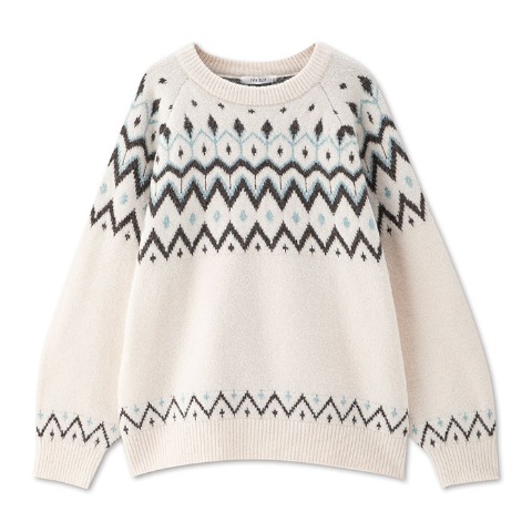 レディース　ノルディックニットプルオーバー（CHIP CLIP）
