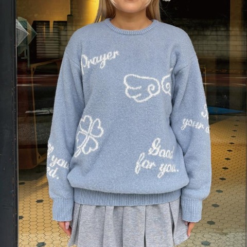 レディース　ニットプルオーバー（CHIP CLIP・TikTok）