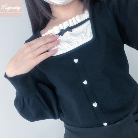 レディース【S～L】　ニットプルオーバー（ひつじ田×majoretty）