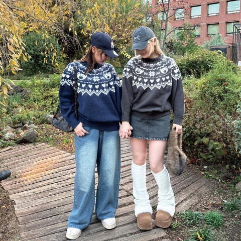 レディース　ニットプルオーバー（CHIP CLIP・TikTok）