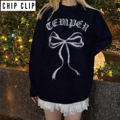 レディース　ニットプルオーバー（CHIP CLIP・TikTok）