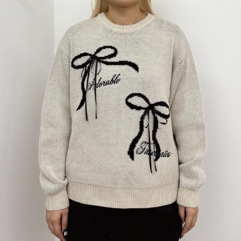 レディース　ニットプルオーバー（CHIP CLIP・TikTok）