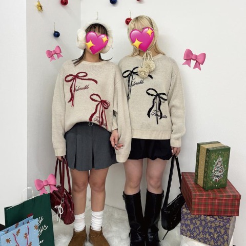 レディース　ニットプルオーバー（CHIP CLIP・TikTok）