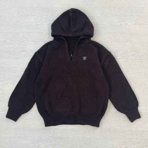 レディース　ニットプルパーカー（CHIP CLIP×ぽんづ）