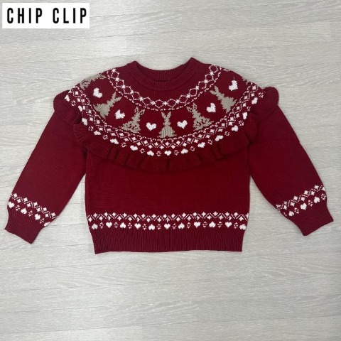 レディース　ニットプルオーバー（CHIP CLIP）