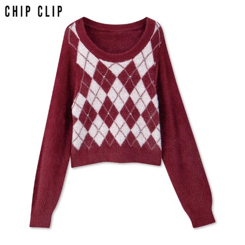 レディース　ニットプルオーバー（CHIP CLIP）