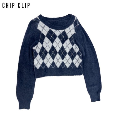 レディース　ニットプルオーバー（CHIP CLIP）