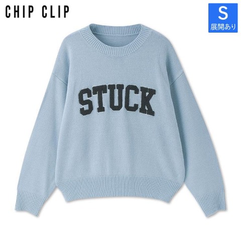 レディース【S～L】　ニットプルオーバー（CHIP CLIP）