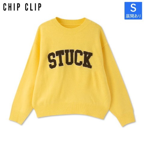 レディース【S～L】　ニットプルオーバー（CHIP CLIP）