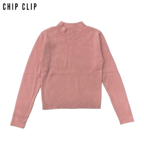 レディース　ハイゲージニットプルオーバー（CHIP CLIP）