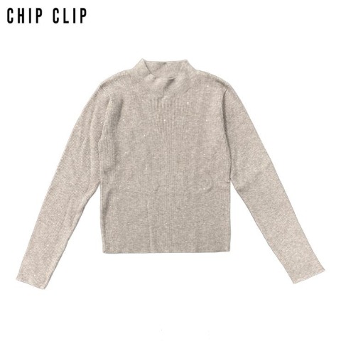 レディース　ハイゲージニットプルオーバー（CHIP CLIP）
