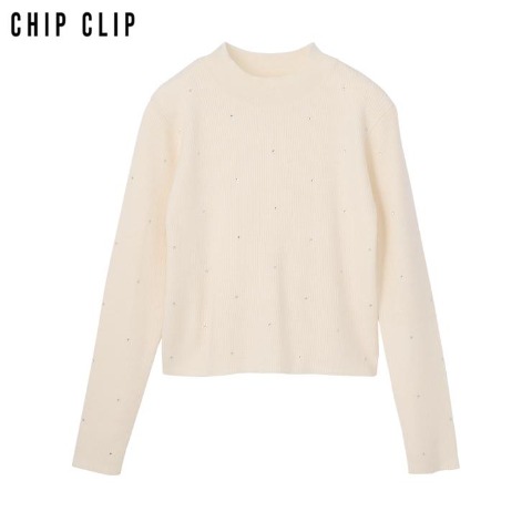 レディース　ハイゲージニットプルオーバー（CHIP CLIP）