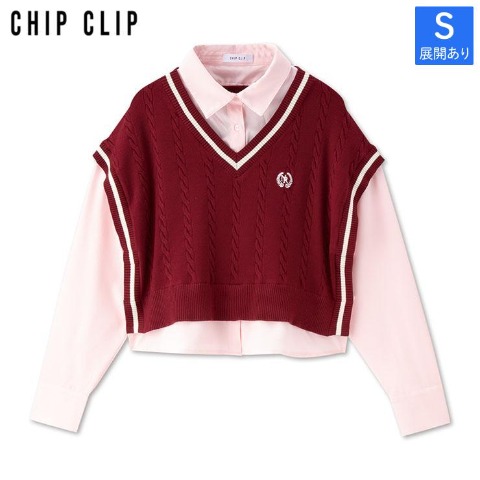 レディース　ベストドッキングプルオーバー（CHIP CLIP）