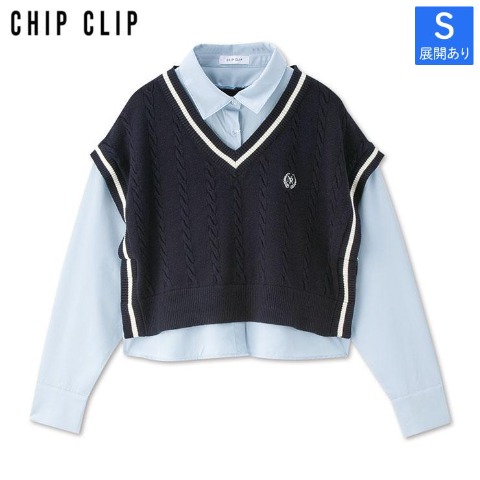 レディース　ベストドッキングプルオーバー（CHIP CLIP）
