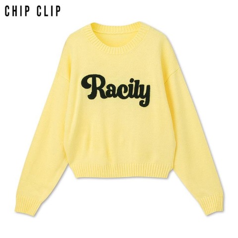 レディース　ロゴニットプルオーバー（CHIP CLIP）