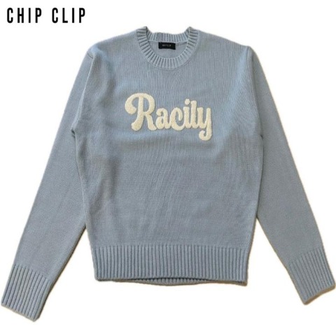 レディース　ロゴニットプルオーバー（CHIP CLIP）
