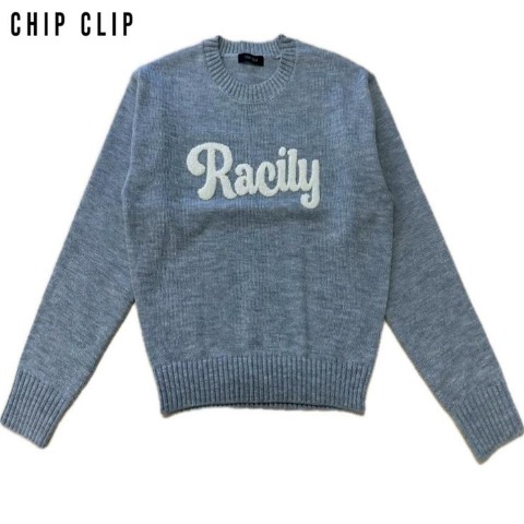 レディース　ロゴニットプルオーバー（CHIP CLIP）