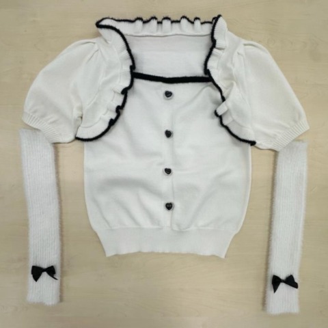 レディース　ボレロ風プルオーバー（えすちゃん×majoretty）