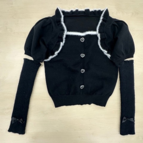 レディース　ボレロ風プルオーバー（えすちゃん×majoretty）