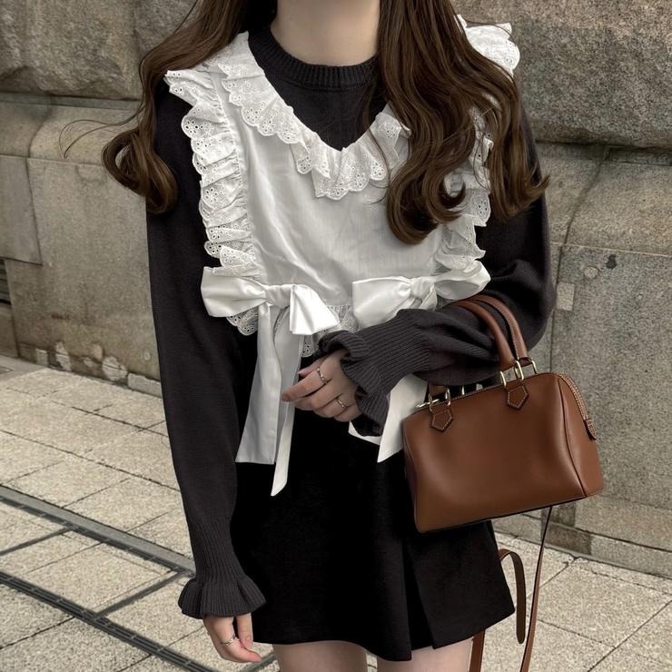 レディース ドッキングニットプルオーバー（CHIP CLIP×ai） | アベイル