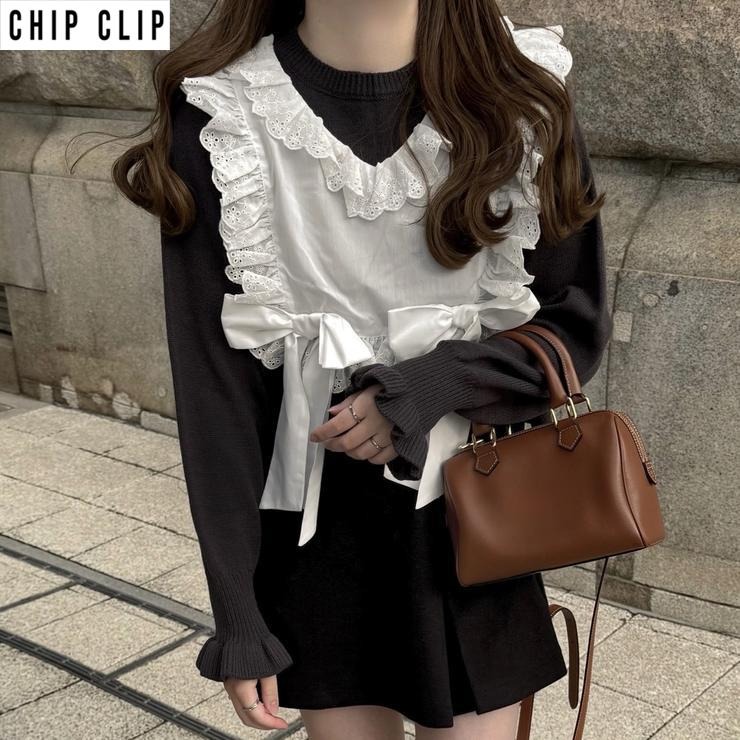 レディース ドッキングニットプルオーバー（CHIP CLIP×ai） | アベイル