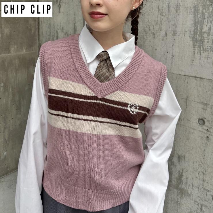 レディース ニットベスト（CHIP CLIP／LEDA・TikTok） | アベイル