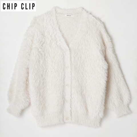 レディース　ニットカーディガン（CHIP CLIP）
