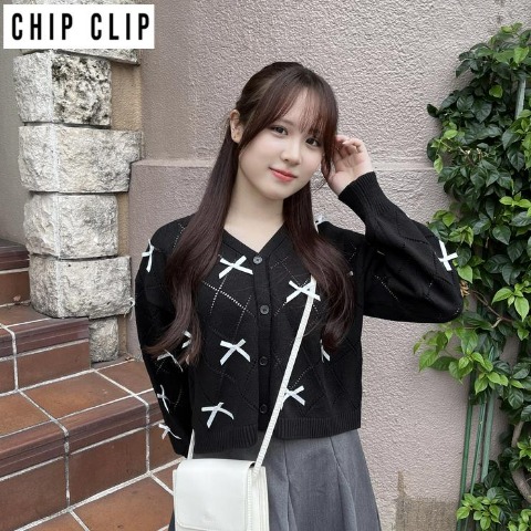 レディース　ニットカーディガン（CHIP CLIP）