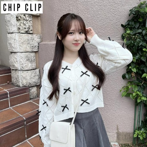 レディース　ニットカーディガン（CHIP CLIP）