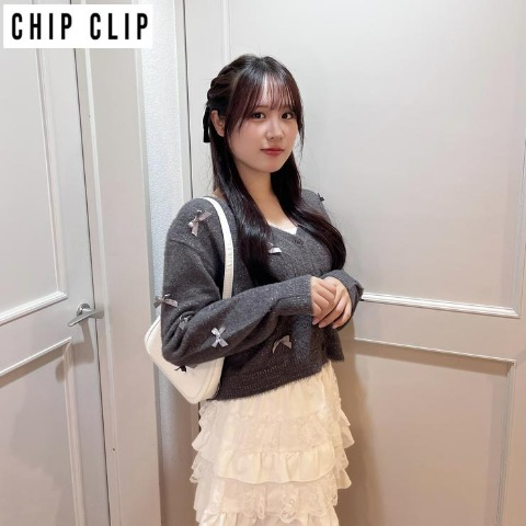レディース　ニットカーディガン（CHIP CLIP）