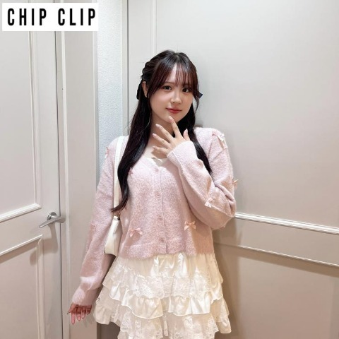 レディース　ニットカーディガン（CHIP CLIP）