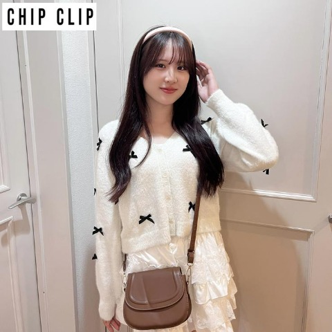 レディース　ニットカーディガン（CHIP CLIP）