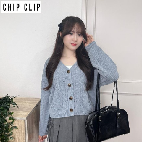 レディース　ニットカーディガン（CHIP CLIP）
