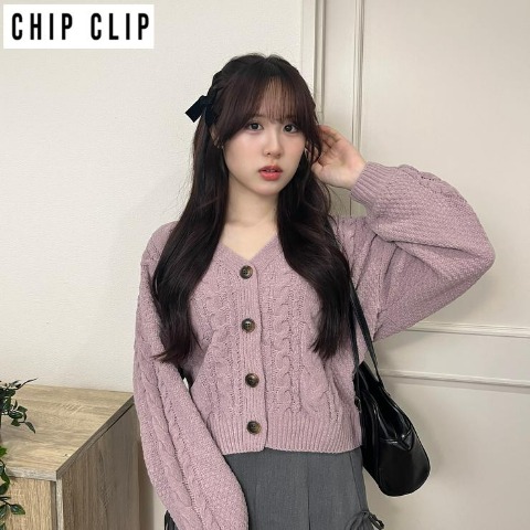 レディース　ニットカーディガン（CHIP CLIP）