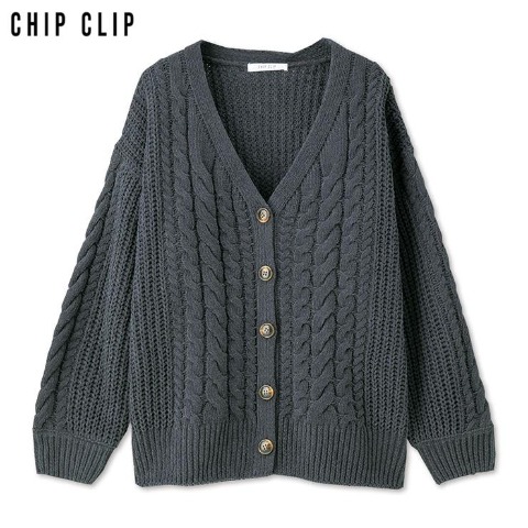 レディース　ニットカーディガン（CHIP CLIP）