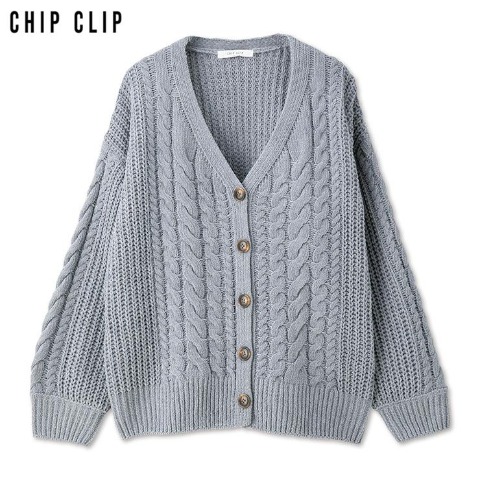 レディース　ニットカーディガン（CHIP CLIP）