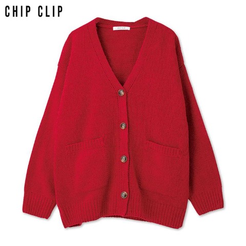 レディース　ニットカーディガン（CHIP CLIP）
