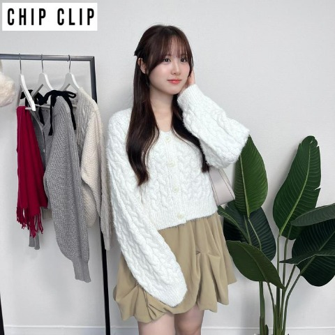 レディース　ニットカーディガン（CHIP CLIP）