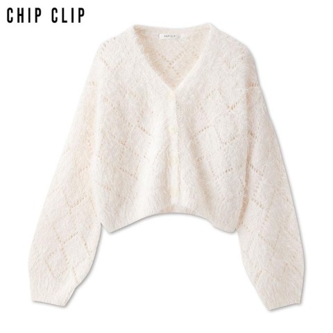 レディース　ニットカーディガン（CHIP CLIP）