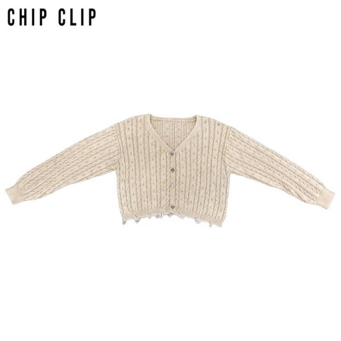 レディース　ニットカーディガン（CHIP CLIP）