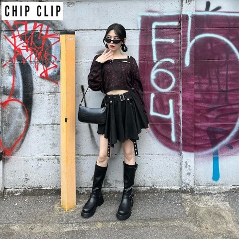 レディース　ニットボレロ+キャミソールセット（CHIP CLIP）