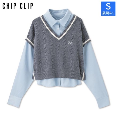 レディース　シャツドッキングプルオーバー（CHIP CLIP）
