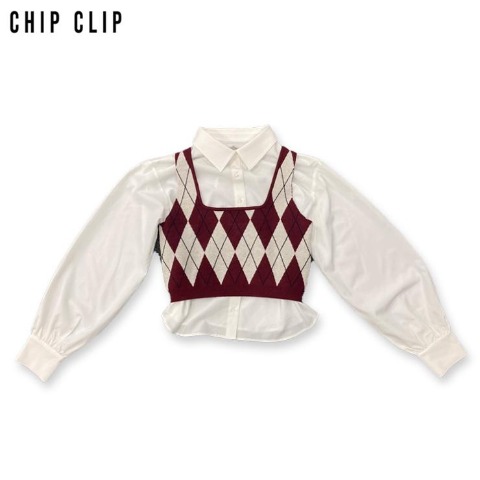 レディース　ビスチェ+シャツセット（CHIP CLIP）
