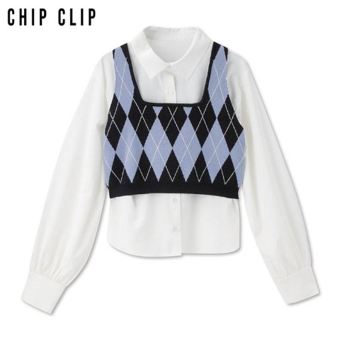レディース　ビスチェ+シャツセット（CHIP CLIP）
