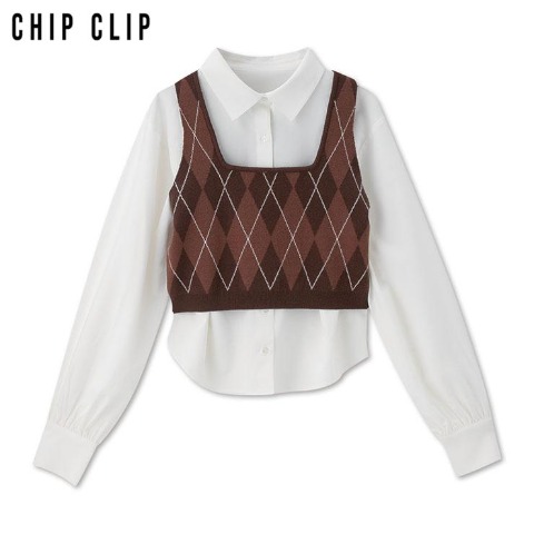 レディース　ビスチェ+シャツセット（CHIP CLIP）