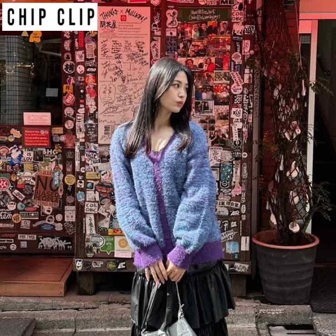 レディース　ニットカーディガン（CHIP CLIP）
