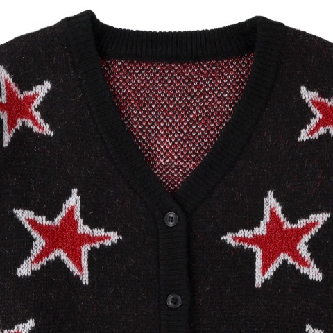 レディース　ニットカーディガン（Zipper×CHIP CLIP）