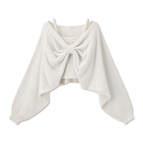 レディース　ニットボレロ+ニットキャミセット（CHIP CLIP）