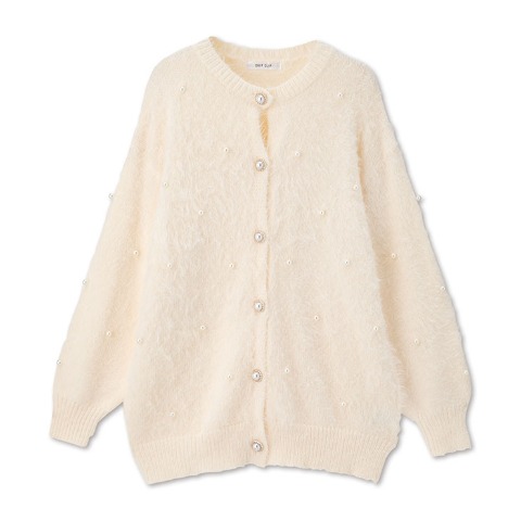 レディース　装飾使いニットカーディガン（CHIP CLIP）