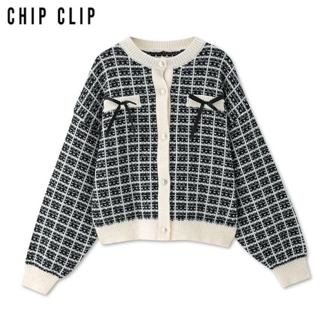 レディース　ニットカーディガン（CHIP CLIP）